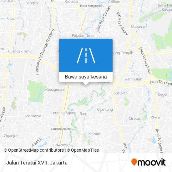 Peta Jalan Teratai XVII