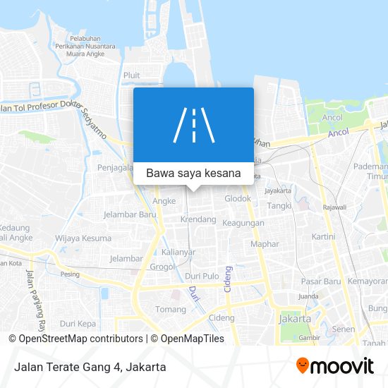 Peta Jalan Terate Gang 4