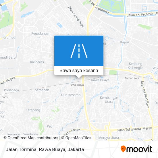 Peta Jalan Terminal Rawa Buaya