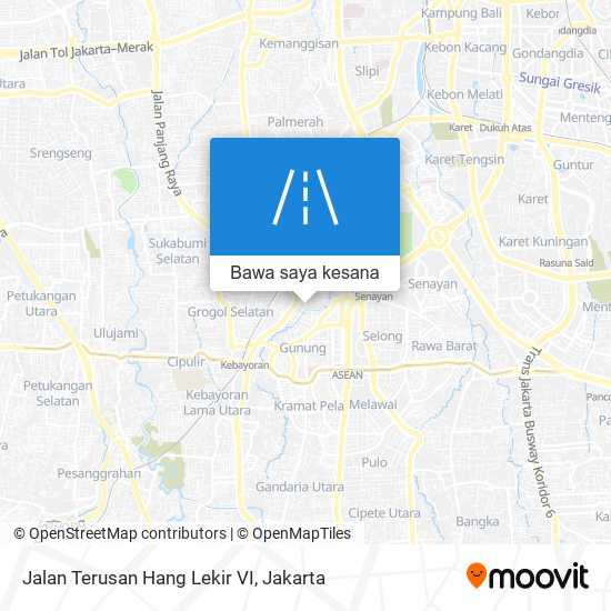 Peta Jalan Terusan Hang Lekir VI