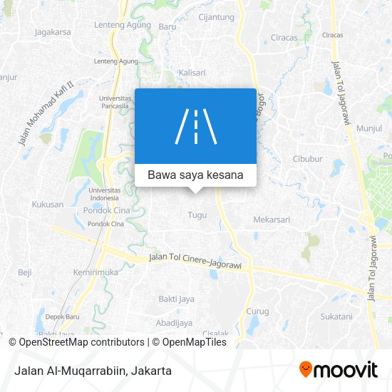 Peta Jalan Al-Muqarrabiin