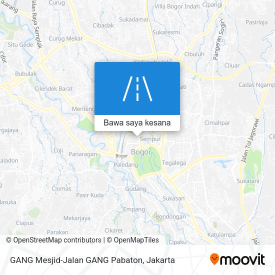 Peta GANG Mesjid-Jalan GANG Pabaton