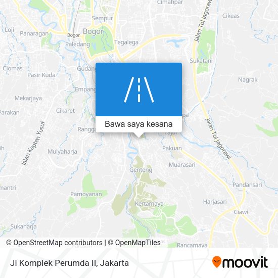 Peta Jl Komplek Perumda II