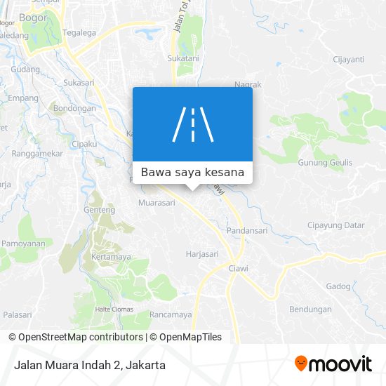 Peta Jalan Muara Indah 2