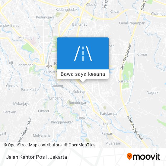 Peta Jalan Kantor Pos I