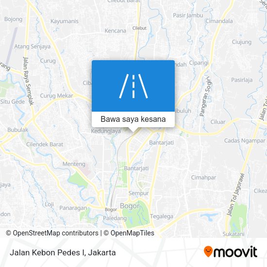 Peta Jalan Kebon Pedes I