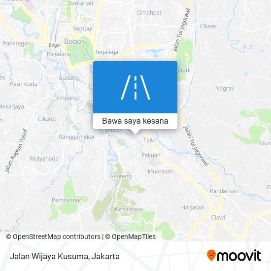 Peta Jalan Wijaya Kusuma