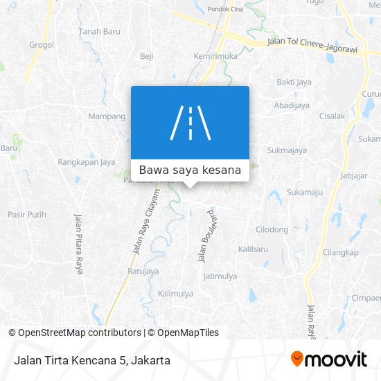 Peta Jalan Tirta Kencana 5