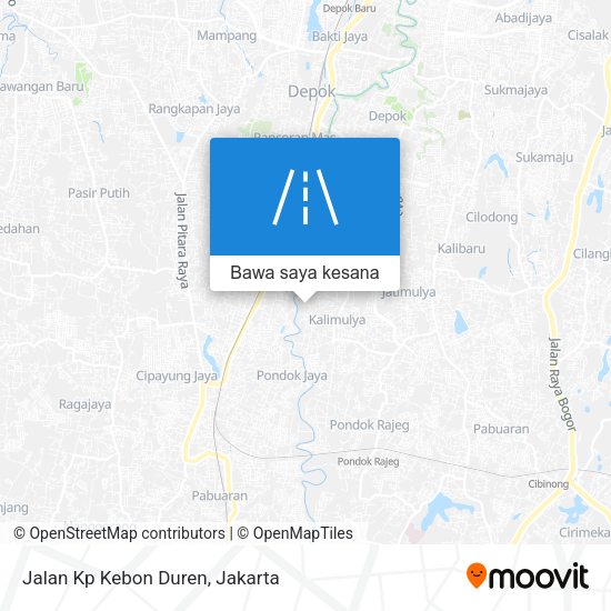 Peta Jalan Kp Kebon Duren