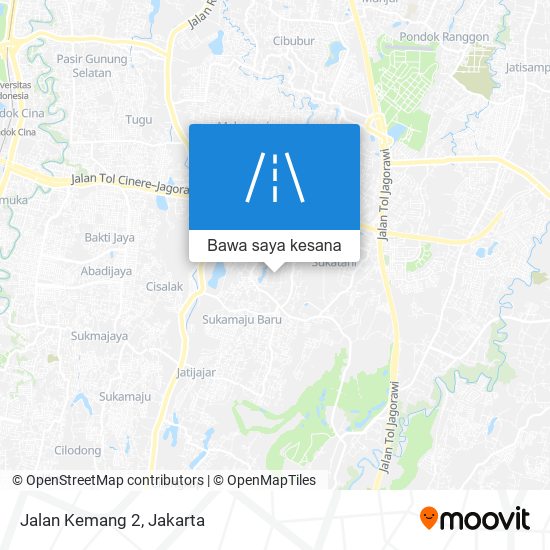 Peta Jalan Kemang 2