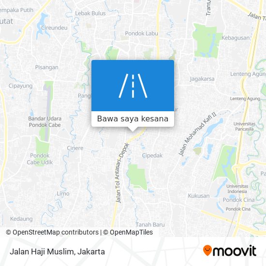 Peta Jalan Haji Muslim