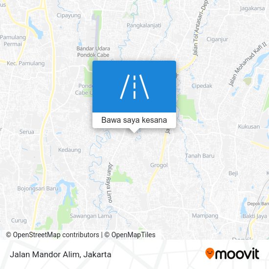 Peta Jalan Mandor Alim