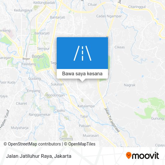 Peta Jalan Jatiluhur Raya