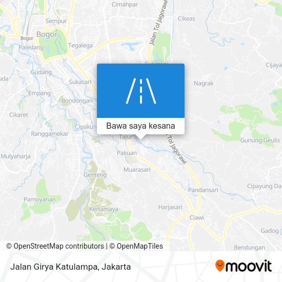 Peta Jalan Girya Katulampa