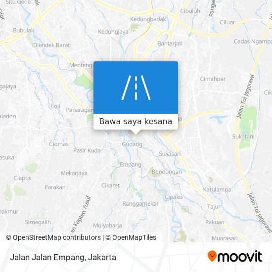 Peta Jalan Jalan Empang