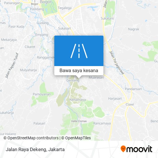 Peta Jalan Raya Dekeng