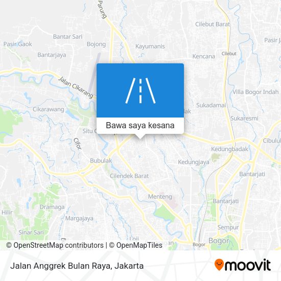 Peta Jalan Anggrek Bulan Raya