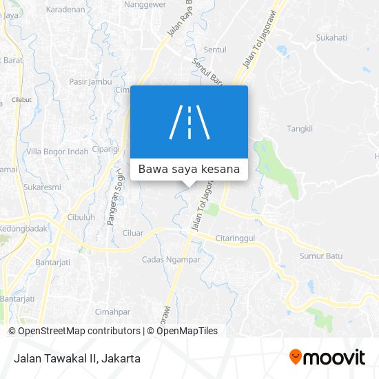 Peta Jalan Tawakal II