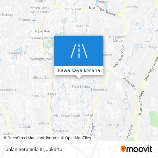 Peta Jalan Setu Sela III