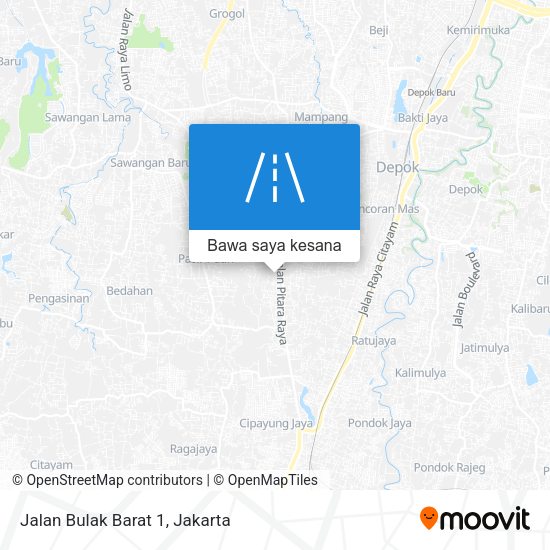 Peta Jalan Bulak Barat 1