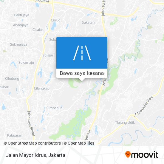 Peta Jalan Mayor Idrus