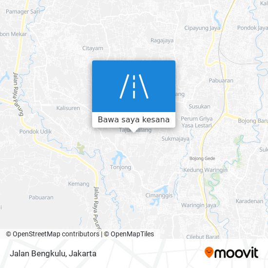 Peta Jalan Bengkulu