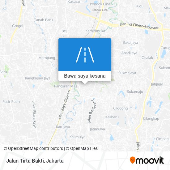 Peta Jalan Tirta Bakti