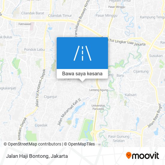 Peta Jalan Haji Bontong