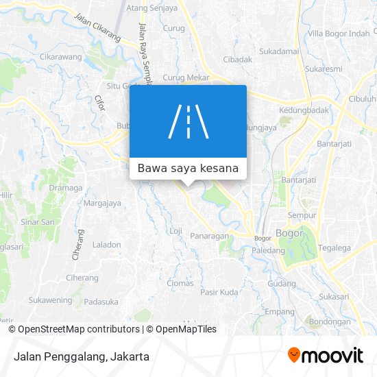 Peta Jalan Penggalang