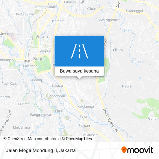 Peta Jalan Mega Mendung II