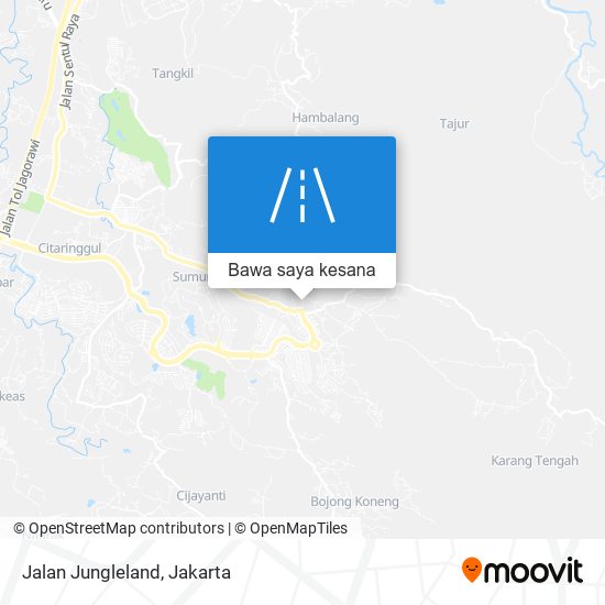 Peta Jalan Jungleland