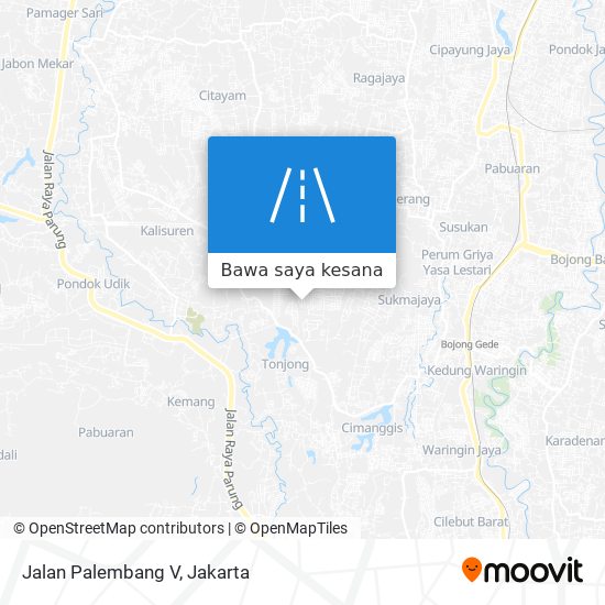 Peta Jalan Palembang V