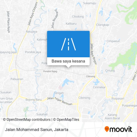 Peta Jalan Mohammad Sanun