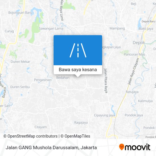 Peta Jalan GANG Mushola Darussalam