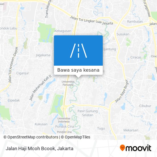 Peta Jalan Haji Mcoh Bcook