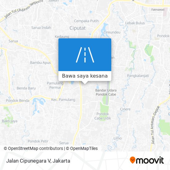 Peta Jalan Cipunegara V