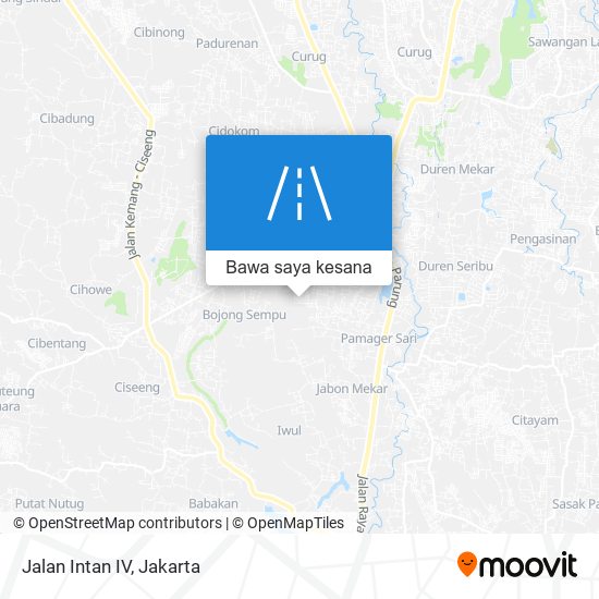 Peta Jalan Intan IV