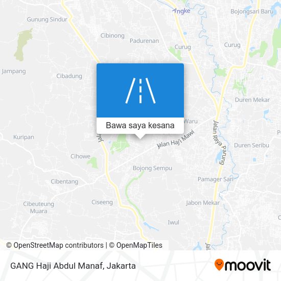 Peta GANG Haji Abdul Manaf