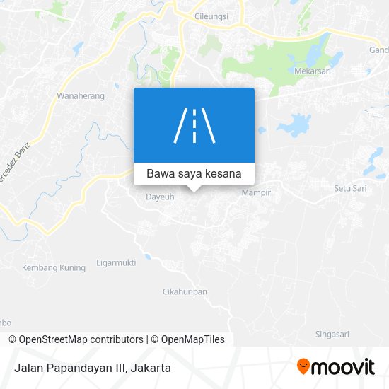 Peta Jalan Papandayan III