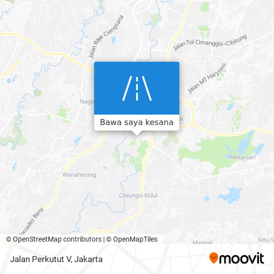 Peta Jalan Perkutut V