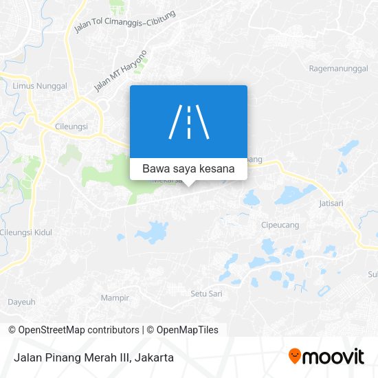 Peta Jalan Pinang Merah III