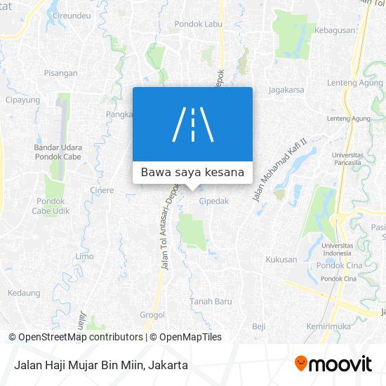 Peta Jalan Haji Mujar Bin Miin