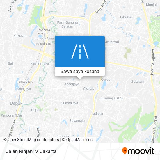 Peta Jalan Rinjani V