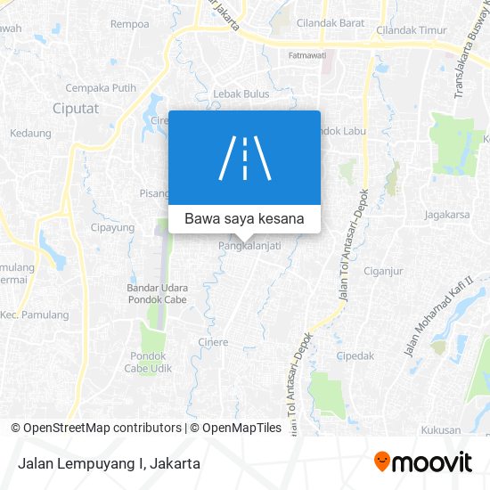 Peta Jalan Lempuyang I