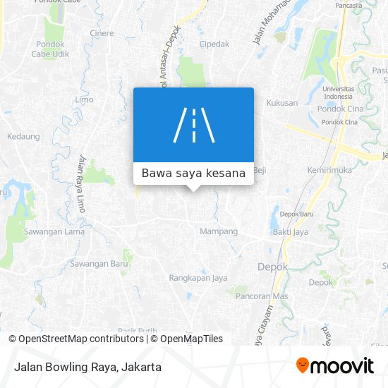 Peta Jalan Bowling Raya