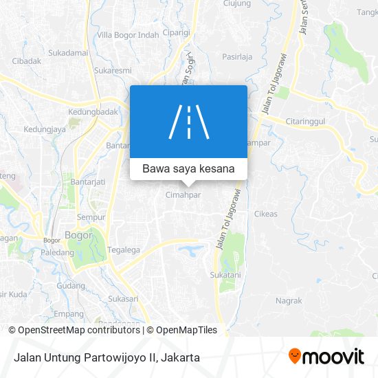 Peta Jalan Untung Partowijoyo II