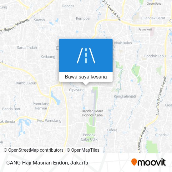 Peta GANG Haji Masnan Endon