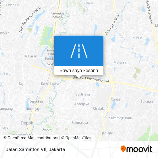 Peta Jalan Saminten VII