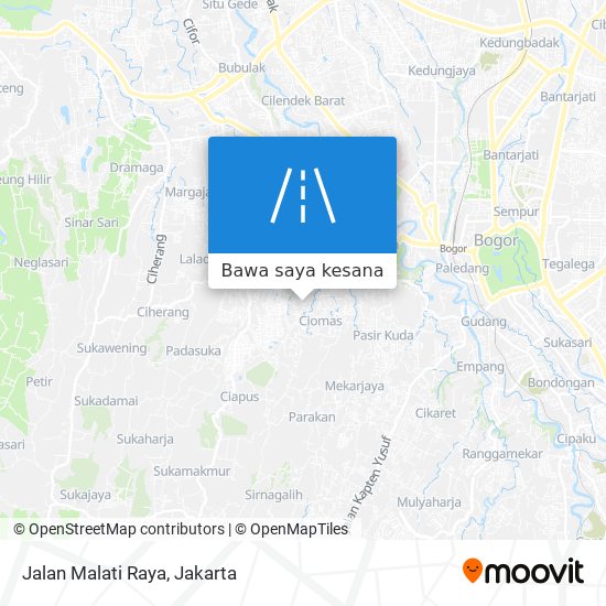 Peta Jalan Malati Raya