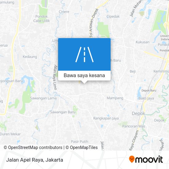 Peta Jalan Apel Raya